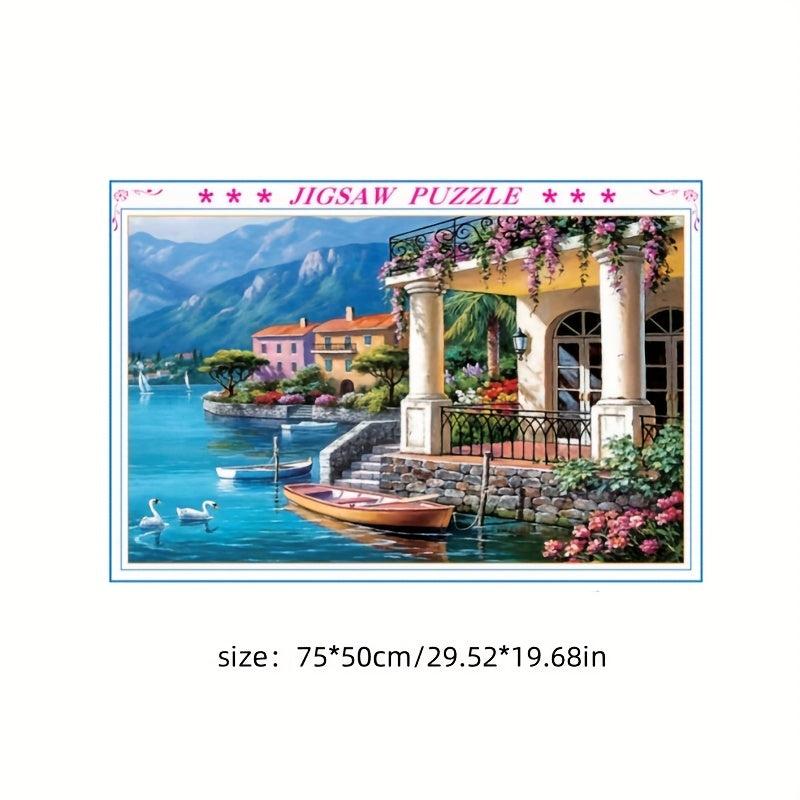 1000pcs Jigsaw Puzzles Gift Decompression Toys Wall Decoration Challenging Game