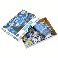 1,000-Piece Starry Sky Jigsaw Puzzle - Relaxing Landscape Art