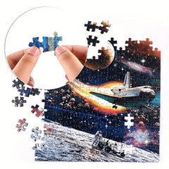 1,000-Piece Starry Sky Jigsaw Puzzle - Relaxing Landscape Art