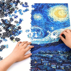 1,000-Piece Starry Sky Jigsaw Puzzle - Relaxing Landscape Art