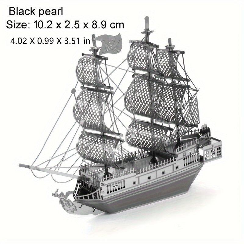 DIY Metal Jigsaw Puzzle 3D Assembly Model Educational Christmas Gift