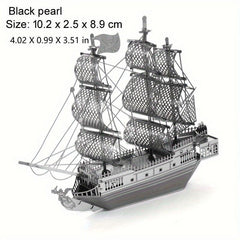 DIY Metal Jigsaw Puzzle 3D Assembly Model Educational Christmas Gift