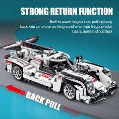 539pcs Creative Racing Car 3D Building Block Model Toy Car