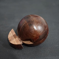 Wooden Puzzle Magic Ball Brain Teaser Toy Game