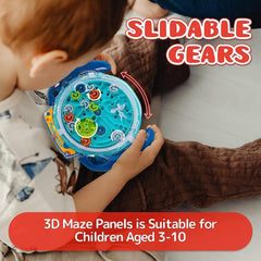 3D Maze Puzzle Gravity Ball Game Toy