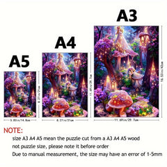 Magic Forest Puzzle Irregular Animal Shaped Wooden Toy