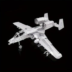 DIY Metal Assembly Toy Airplane Model 3D Stereoscopic Puzzle Fighter Hand