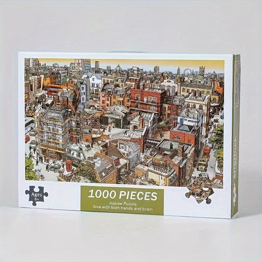 Sherlock Plane Puzzle 1000 Piece Adult Stress-Reducing Educational Toy