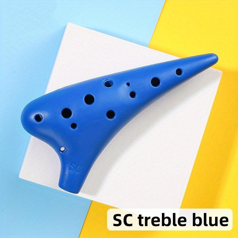 12 Hole Ceramic Flute for Beginners and Students