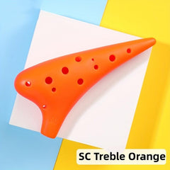 12 Hole Ceramic Flute for Beginners and Students