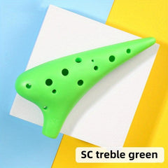 12 Hole Ceramic Flute for Beginners and Students