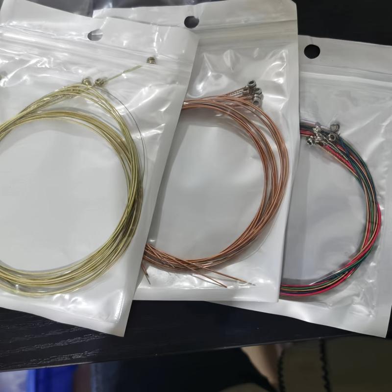 3 Sets Replacement Colorful Steel Strings for Acoustic Guitar
