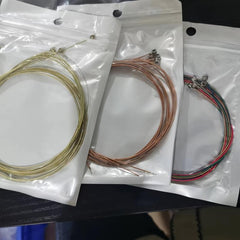 3 Sets Replacement Colorful Steel Strings for Acoustic Guitar