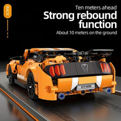 478pcs Orange Sports Car Building Block Model Building Toys for Adults and Kids