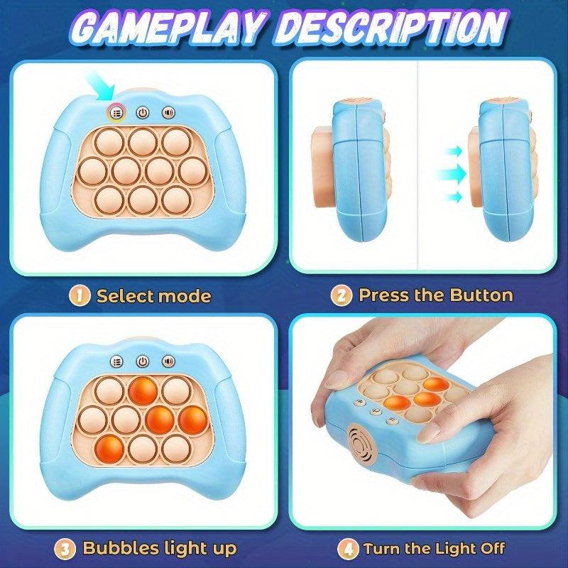 Push Pop Sensory Fidget Toy Light-Up Game Birthday Gift