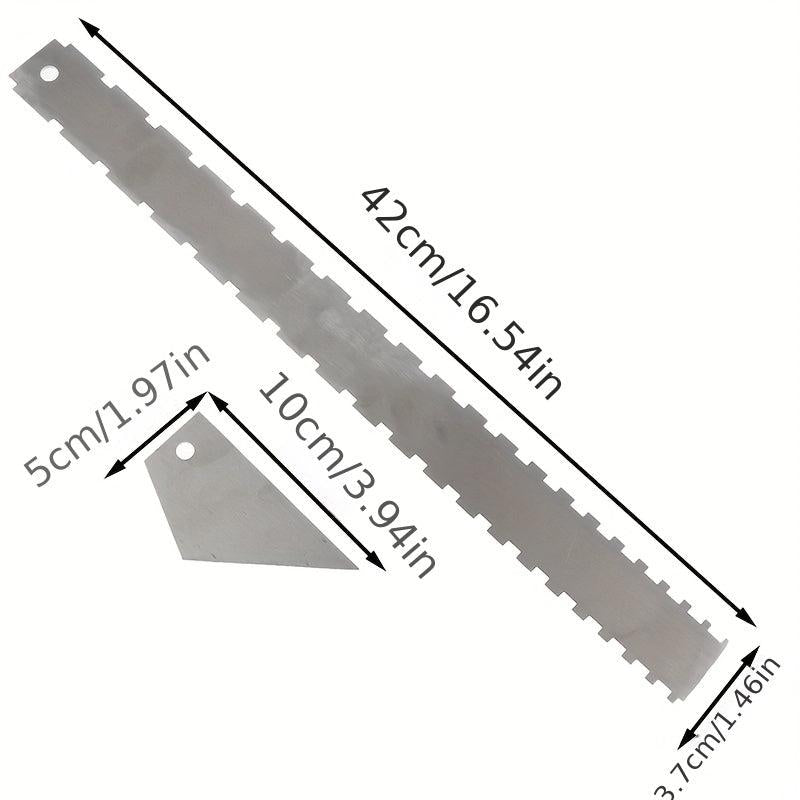 Guitar Neck Straight Edge & Fret Ruler Luthier Tool Stainless Steel