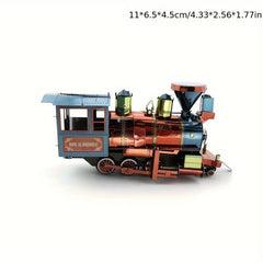 3D Metal Assembled Toy Car Model DIY Puzzle Train Robot Hand Model