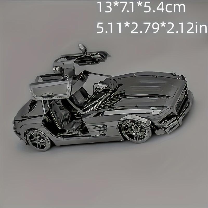 3D Metal Assembled Toy Car Model DIY Puzzle Train Robot Hand Model
