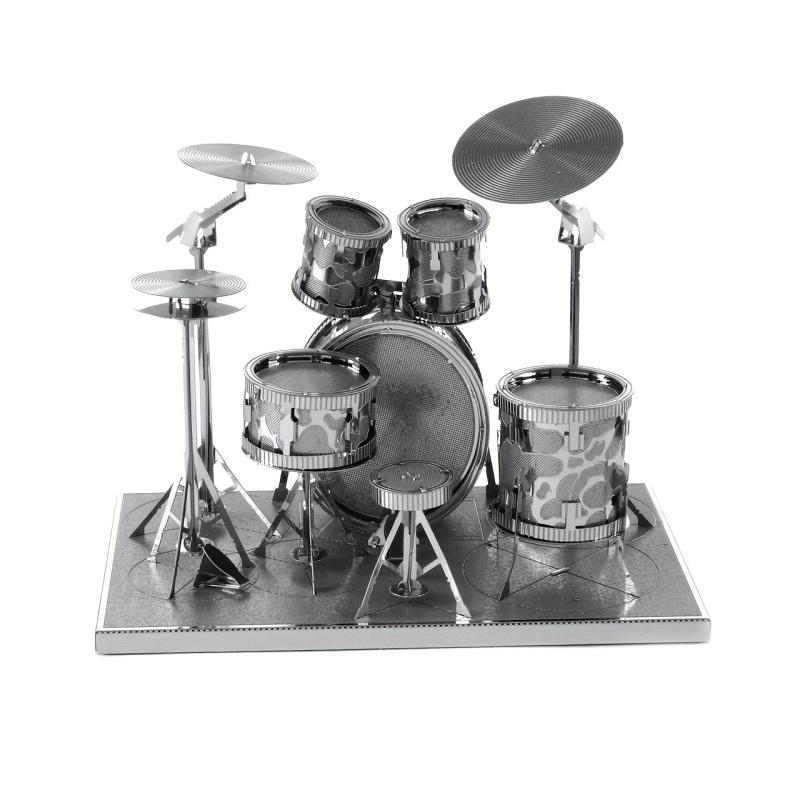 Metal Puzzle 3D Drum Instrument Model Christmas Gift