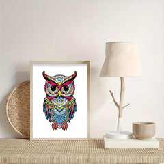 Wooden Owl Puzzle Irregular Shape Christmas Gift Adult Stress Reduction