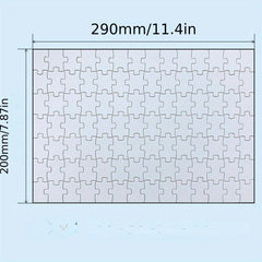 DIY Blank Wooden Puzzle with UV Printing