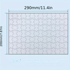 DIY Blank Wooden Puzzle with UV Printing