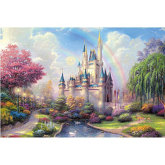 Adult Jigsaw Landscape Cartoon Assembled Puzzle Toys
