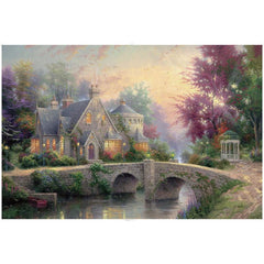 Adult Jigsaw Landscape Cartoon Assembled Puzzle Toys