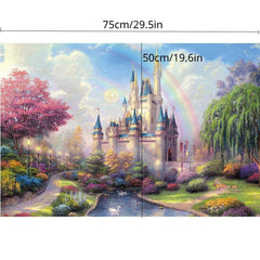 Adult Jigsaw Landscape Cartoon Assembled Puzzle Toys