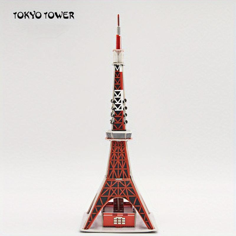 DIY 3D Jigsaw Tower Puzzle Toys - Eiffel Tower & Leaning Tower of Pisa