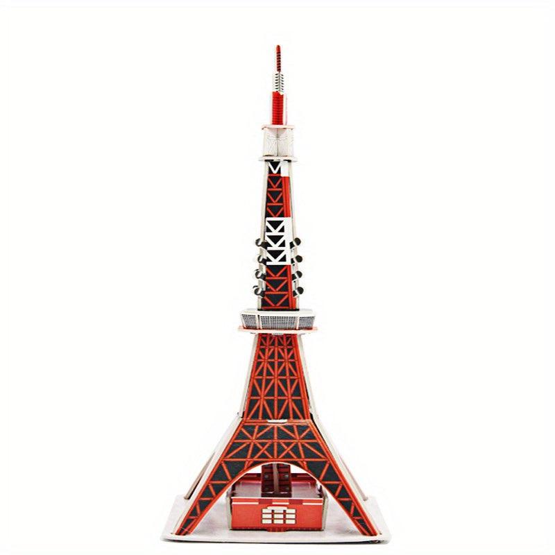 DIY 3D Jigsaw Tower Puzzle Toys - Eiffel Tower & Leaning Tower of Pisa