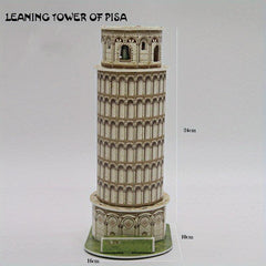DIY 3D Jigsaw Tower Puzzle Toys - Eiffel Tower & Leaning Tower of Pisa