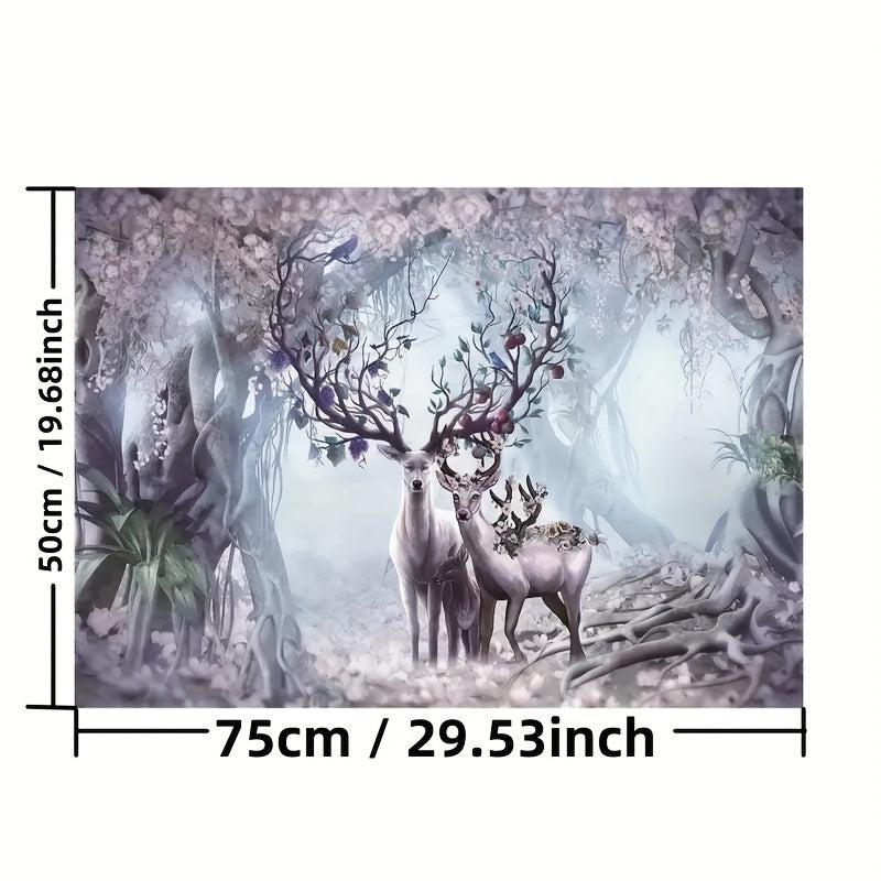 1000 Pieces Puzzle Elk In The Forest Educational Game Perfect Gift