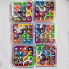 Transparent Crazy Curve 3D Puzzle Toy Geometric Line Matrix