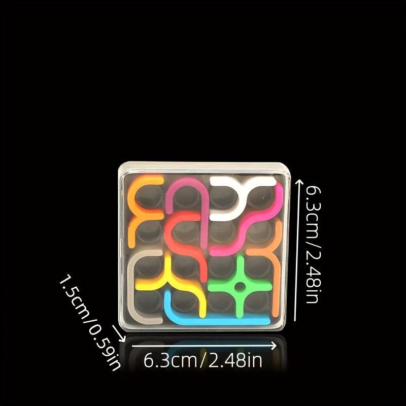 Transparent Crazy Curve 3D Puzzle Toy Geometric Line Matrix