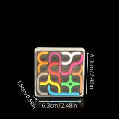 Transparent Crazy Curve 3D Puzzle Toy Geometric Line Matrix