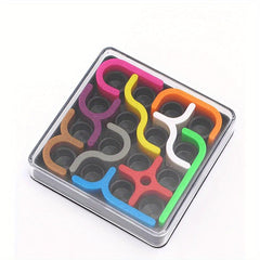 Transparent Crazy Curve 3D Puzzle Toy Geometric Line Matrix