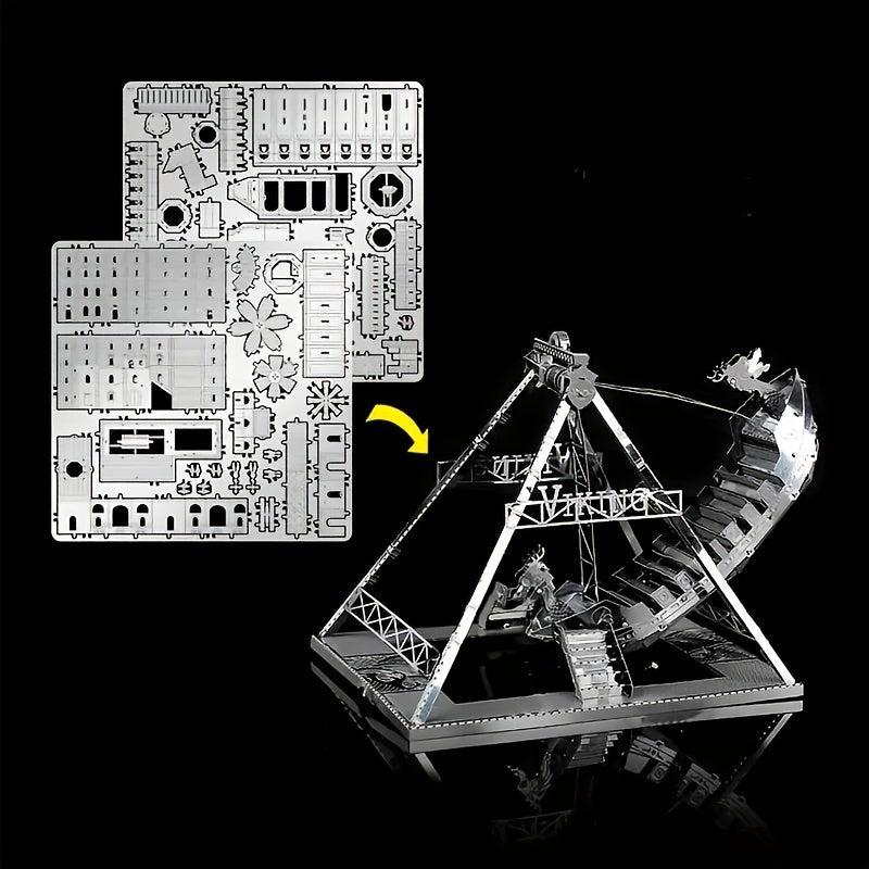 Metal Assembly Toy Model 3D Viking Ships Puzzle Game