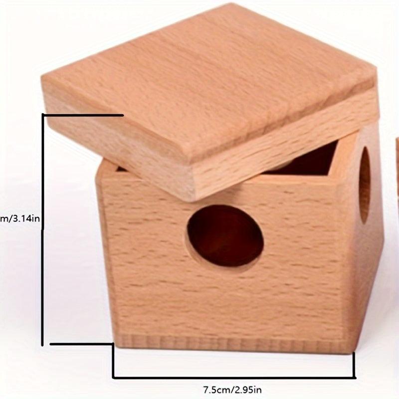 Wooden Cube Puzzle 7pcs IQ Brain Game Toy Gift