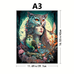 Owl Fairy Wooden Puzzle Creative Alien Birthday Gift Game
