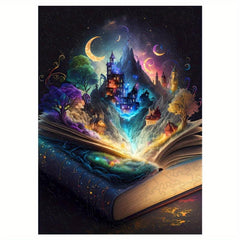Magic Book Forest Puzzle - Irregular Animal-shaped Wooden Puzzle