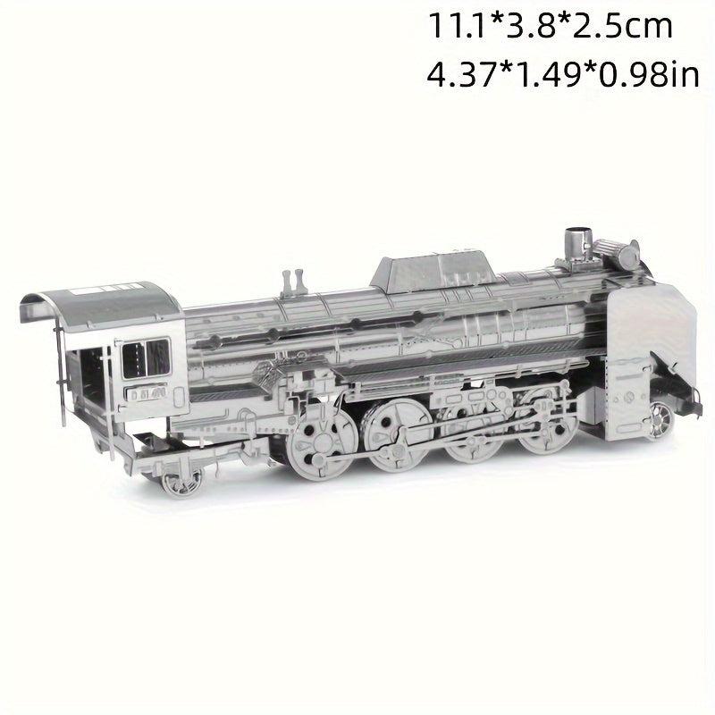 3D Metal Train Model Puzzle Toy Game DIY Hand Model