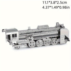 3D Metal Train Model Puzzle Toy Game DIY Hand Model