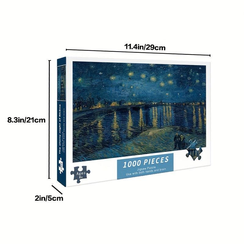 Ronan River Starry Night 1000pc Puzzle Christmas Halloween Landscape Art