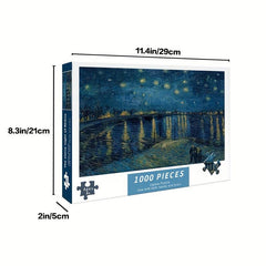 Ronan River Starry Night 1000pc Puzzle Christmas Halloween Landscape Art