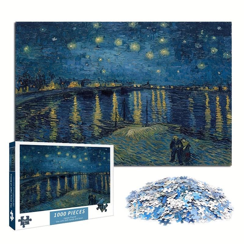 Ronan River Starry Night 1000pc Puzzle Christmas Halloween Landscape Art