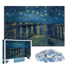 Ronan River Starry Night 1000pc Puzzle Christmas Halloween Landscape Art