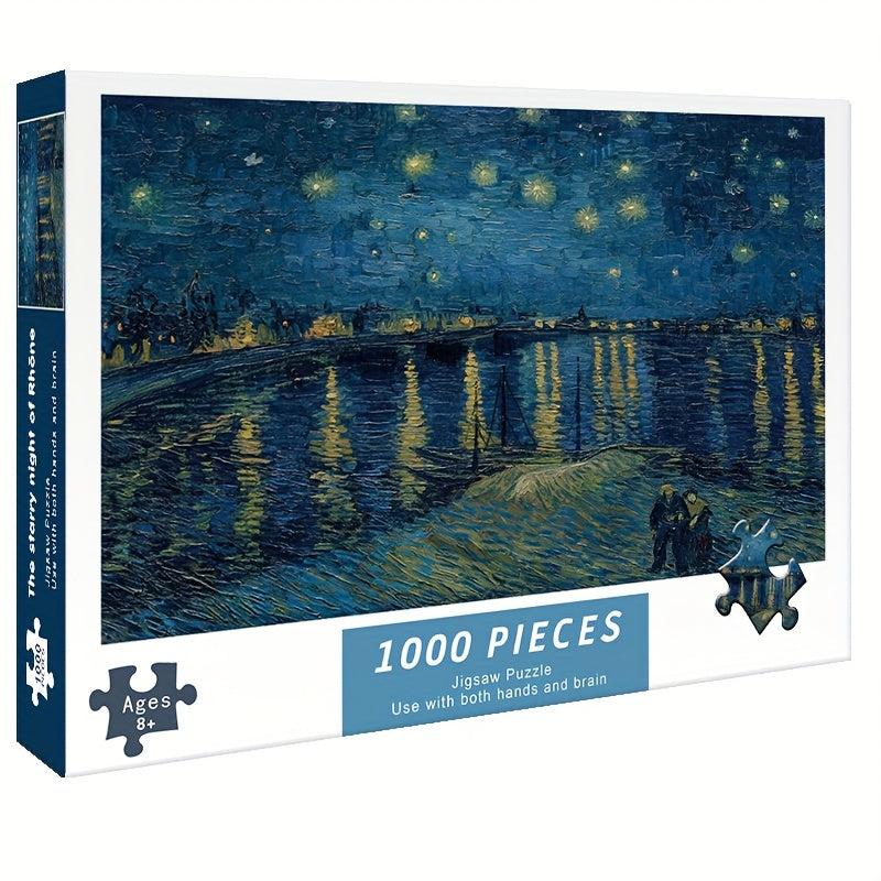 Ronan River Starry Night 1000pc Puzzle Christmas Halloween Landscape Art