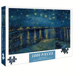 Ronan River Starry Night 1000pc Puzzle Christmas Halloween Landscape Art