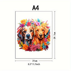 Dog Wooden Educational Toys Unique Wooden Puzzle Games With Shape For Adults
